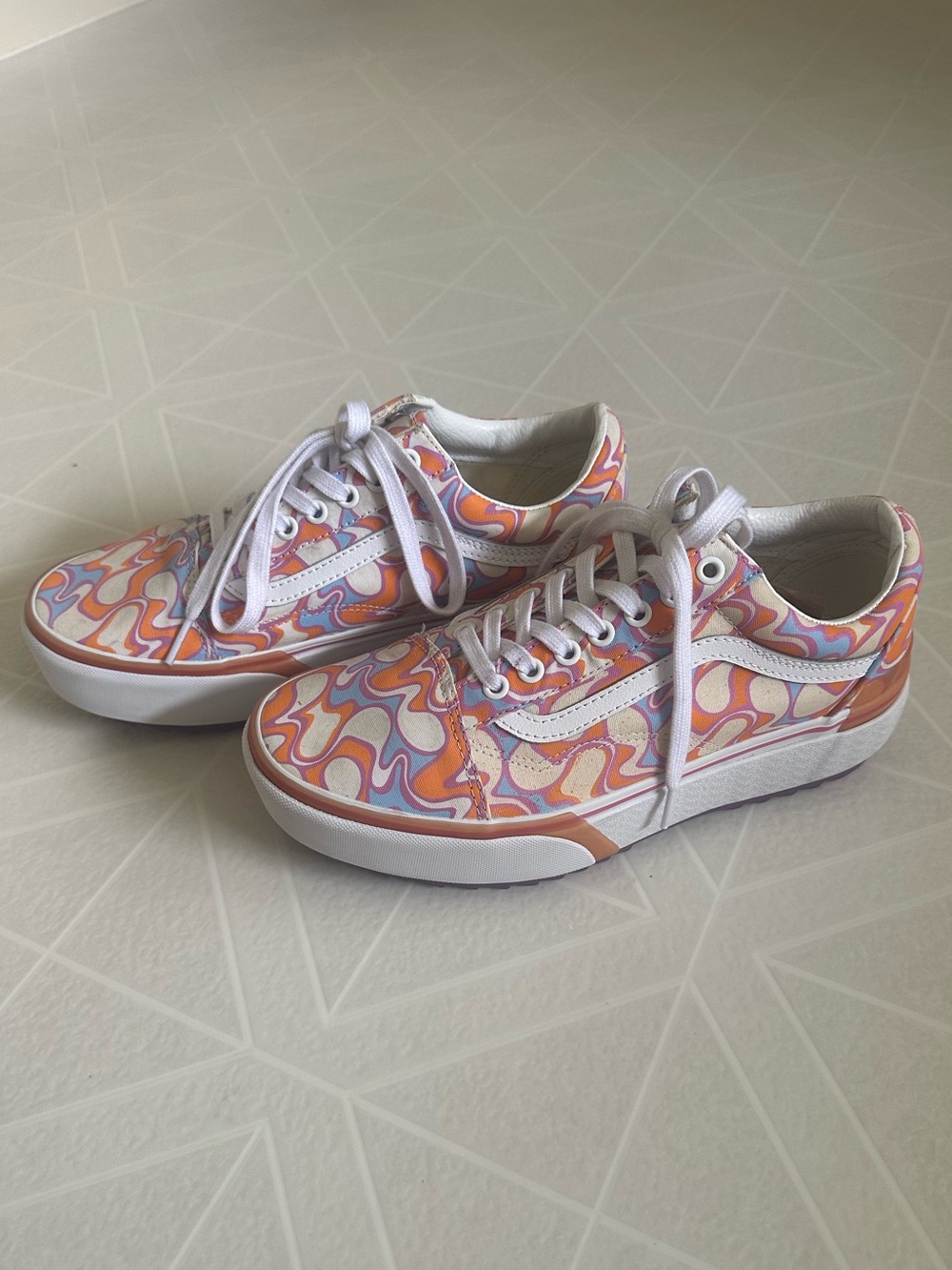 Vans Old Skool Stacked Sneakers UV Ink Peace